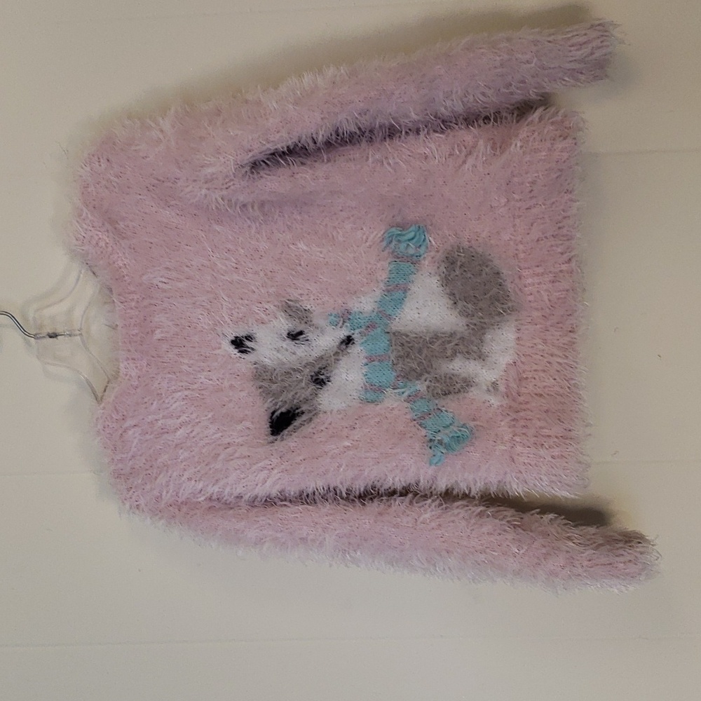 Girls Lil Pixies Fox Eyelash Sweater